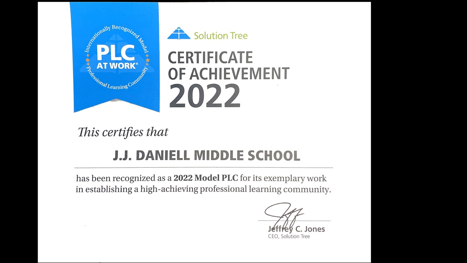 model plc school certificate of achievement hero image